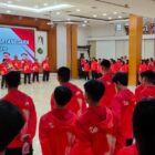 Suasana Pelepasan Atlet di Gedung Serbaguna Kantor Bupati Kukar