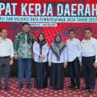 Sejumlah kepala desa  mengikuti Rakerda Kades se-Kukar. (Istimewa)