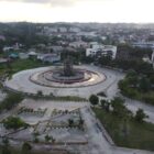 Bangunan eks Patung Naga yang sempat mangkrak pembangunannya