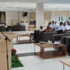 Sekda Kukar Sunggono saat membuka Rembuk Stunting di RSUD AM Parikesit