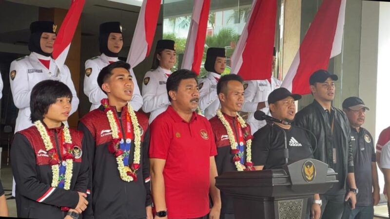 Atlet peraih medali Sea Games 2023 asal Kukar disambut Sekda Kukar Sunggono