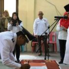 Suasana Pelantikan Kepala Desa Purwajaya oleh Bupati Kukar Edi Damansyah