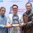 Wakil Bupati Kutai Kartanegara, Rendi Solihin usai menerima penghargaan Paritrana Award 2023