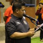 Kepala Dispora Kukar, Aji Ali Husni membacakan sambutan Bupati Kukar, Edi Damansyah