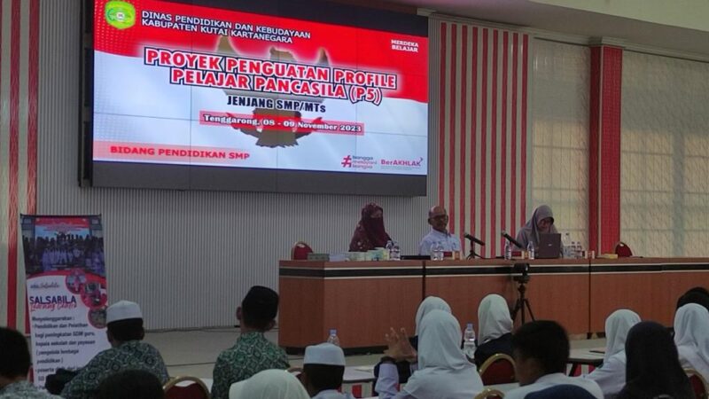 Kegiatan P5 yang dilaksanakan oleh Disdikbud Kukar