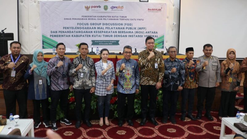 Proses MoU MPP Kutim dan 12 instansi