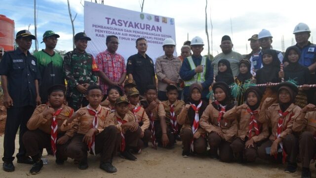Proyek SPAM yang berfungsi menyediakan fasilitas air bersih
