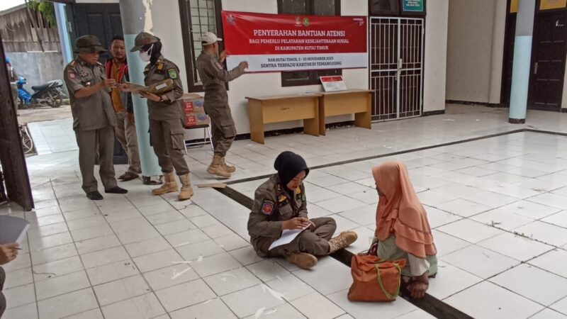 Satpol PP Kutim Merazia Gepeng