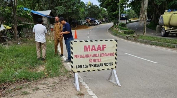 Ilustrasi pembangunan jalan