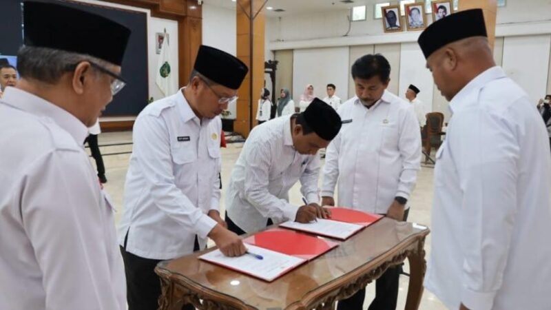Pelantikan pejabat pimpinan tingi pratama 