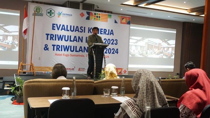 Sekda Kukar, Sunggono saat memberikan sambutan