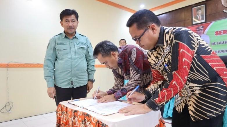 Sertijab Camat Muara Jawa