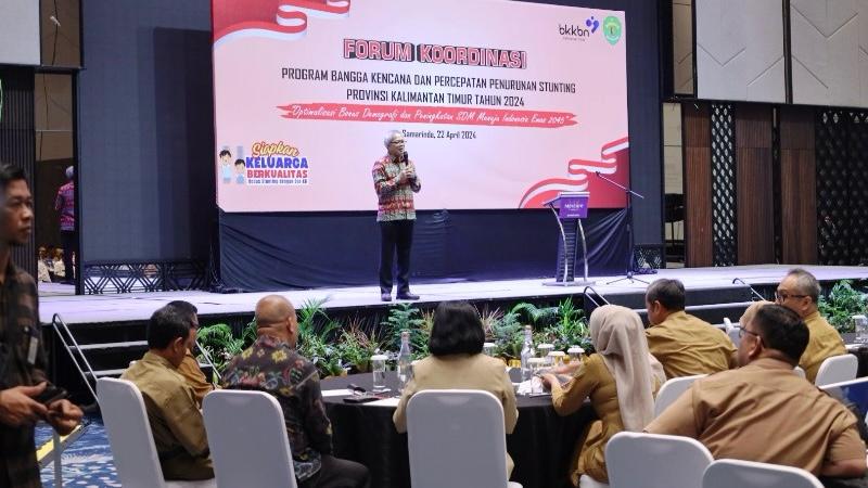 Forum Koordinasi Rapat Kerja Daerah program Bangga Kencana dan Percepatan Penurunan Stunting Provinsi Kaltim 