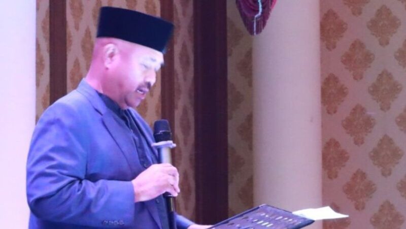 Bupati Kukar, Edi Damansyah saat memberikan sambutan Perayaan Paskah