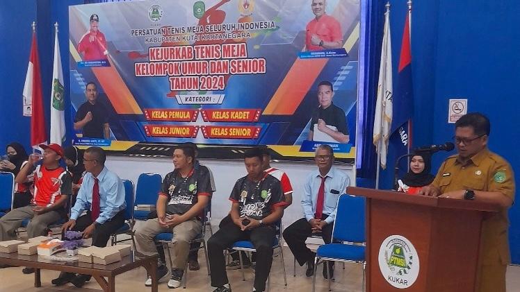 Pembukaan Kejurkab Tenis Meja 2024
