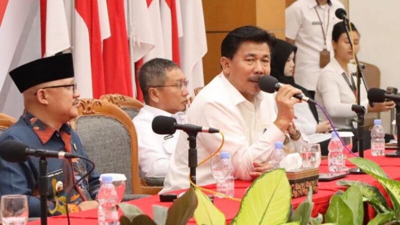 Sekda Kukar, Sunggono menerima kunjungan Pemerintah Belitung