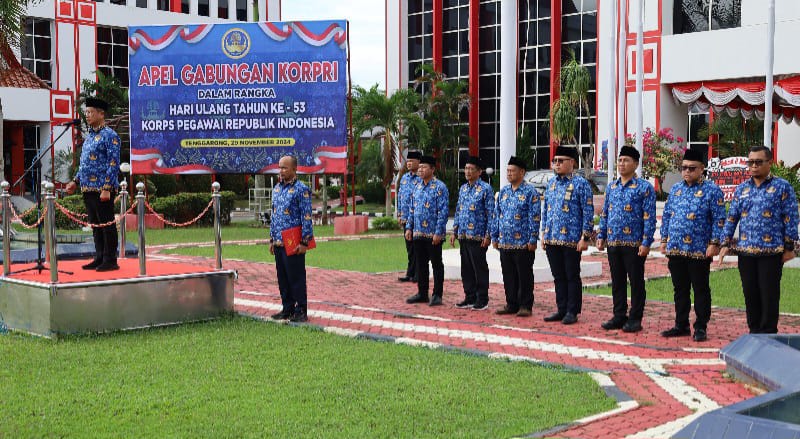 Upacara HUT ke-53 Korpri di Kukar