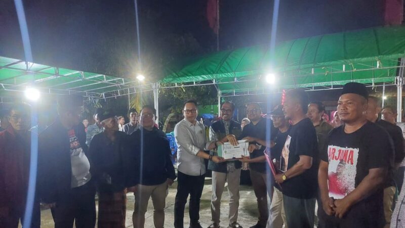 Ketua DPRD Kukar, Junaidi melakukan Kundapil di Kelurahan Mangkurawang