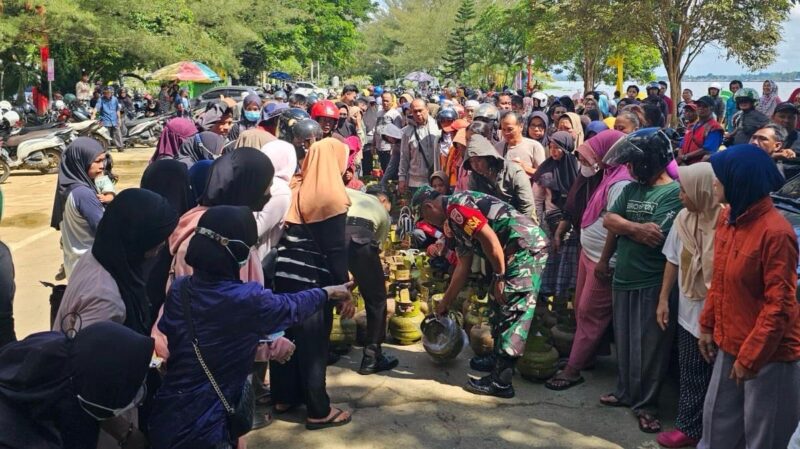 Pendistribusian tabung gas elpiji di Kecamatan Tenggarong