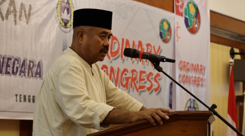 Bupati Kukar Edi Damansyah saat memberikan sambutan