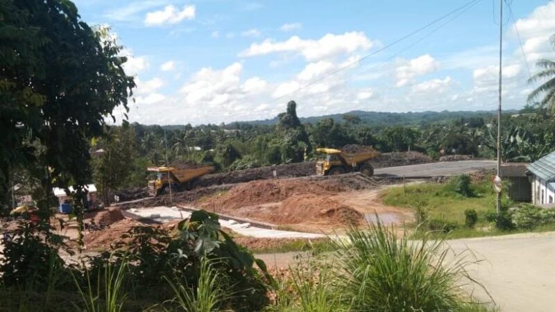 Kawasan pertambangan di Desa Buana Jaya