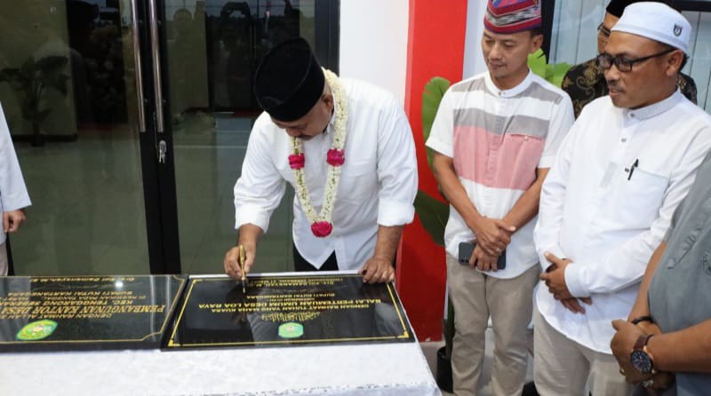 Bupati Kukar Resmikan Gedung Baru Kantor  Desa Loa Raya