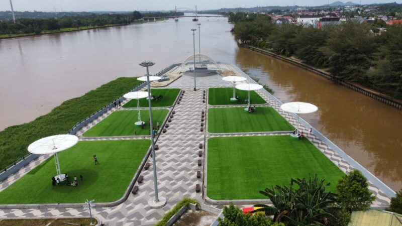 Kawasan Taman Tanjong di Kecamatan Tenggarong