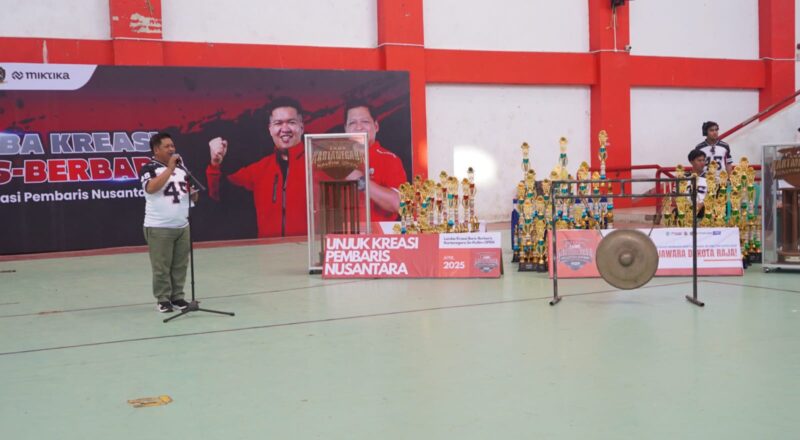 Kepala Dispora Kukar, Aji Ali Husni memberikan sambutan
