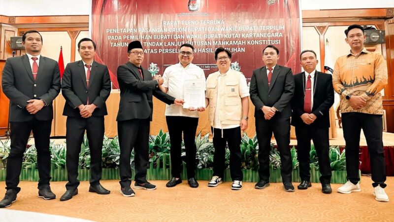 Rapat Pleno Penetapan Pemenang PSU PIlkada Kukar