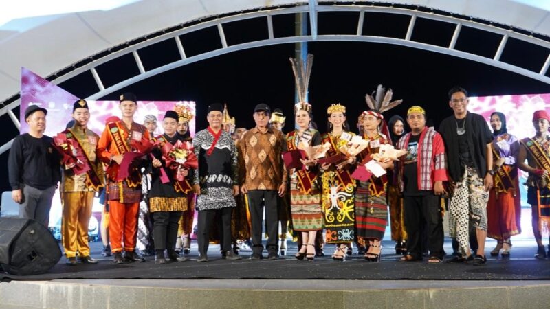 Unjuk Bakat Duta Budaya Sadi Sengkaka yang digelar Disdikbud Kukar
