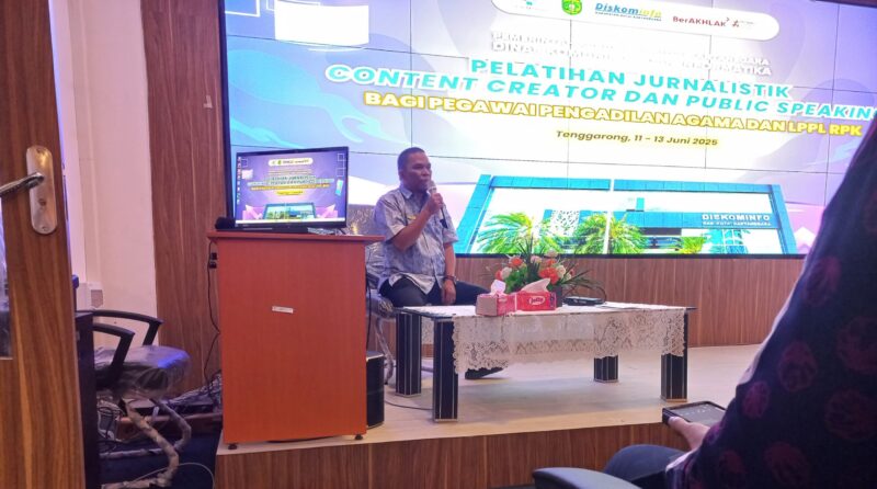 Penutupan pelatihan jurnalistik yang diselenggarakan Diskominfo Kukar