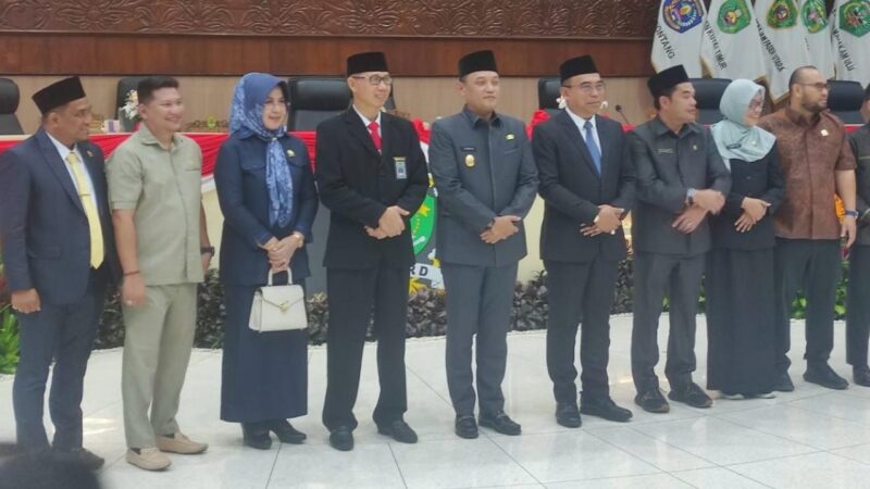 Penyerahan LHP dari BPK RI atas LKPD tahun 2024 kepada DPRD Kaltim