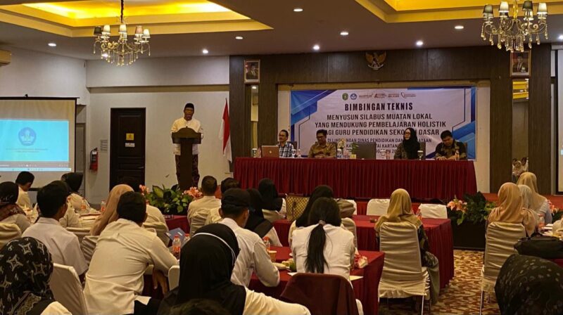 Bimtek Penyusunan Silabus Muatan Lokal Bagi Guru dan Kepala Sekolah yang digelar Disdikbud Kukar