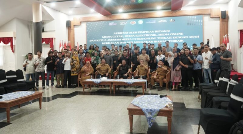 Audiensi Pemkab Kukar bersama insan pers