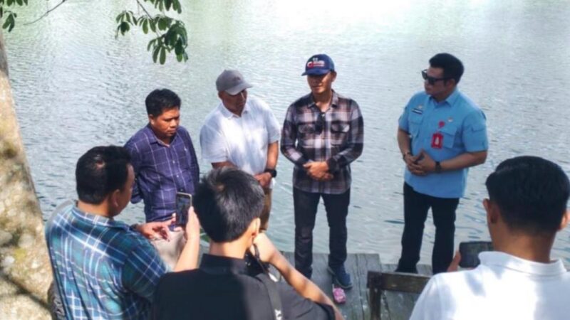 Peninjauan Danau Bukit Lontar oleh PT MHU, Dinas ESDM, dan Pemerintah Desa Margahayu