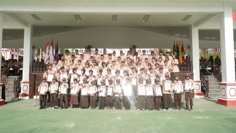Peringatan Hari Pramuka ke-64 di Kutai Kartanegara