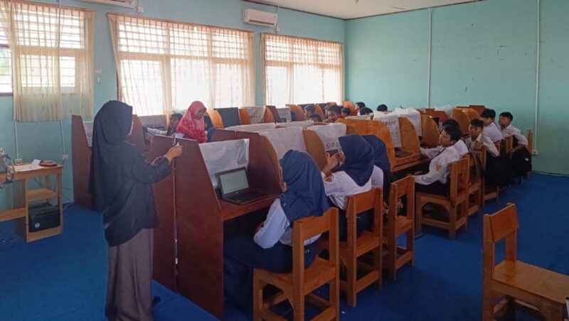 Pelaksanaan gladi bersih ANBK di SMPN 3 Tenggarong