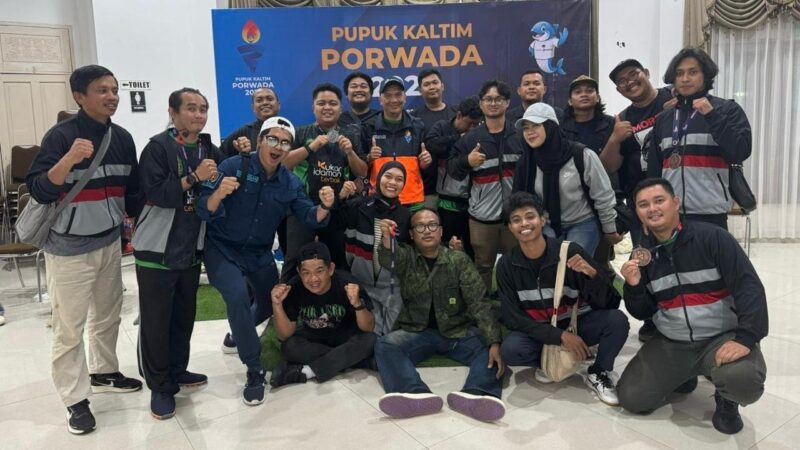 Kontingen PWI Kukar di Porwada Kaltim