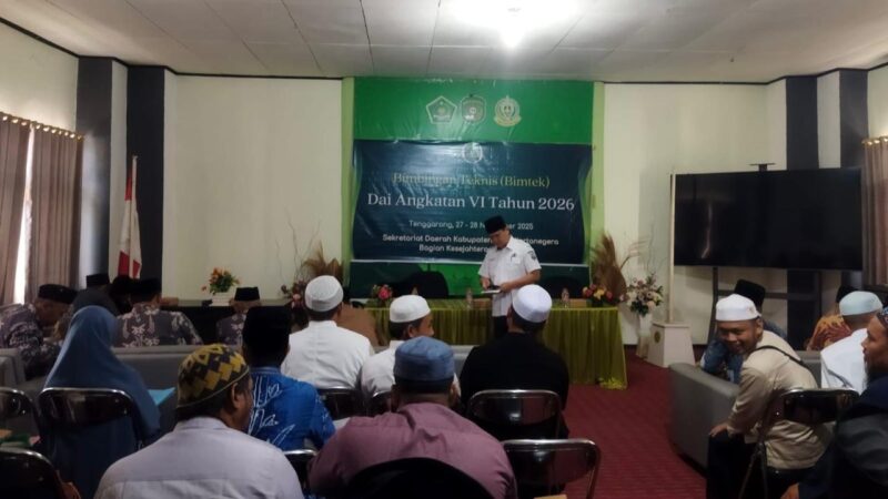 Seleksi dan Bimtek program Da'i Masuk Desa (Latif)