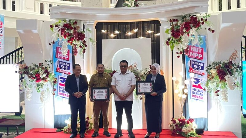 Bupati Kukar, Aulia Rahman Basri menghadiri perayaan HUT ke-3 MPP Kukar (Latif)