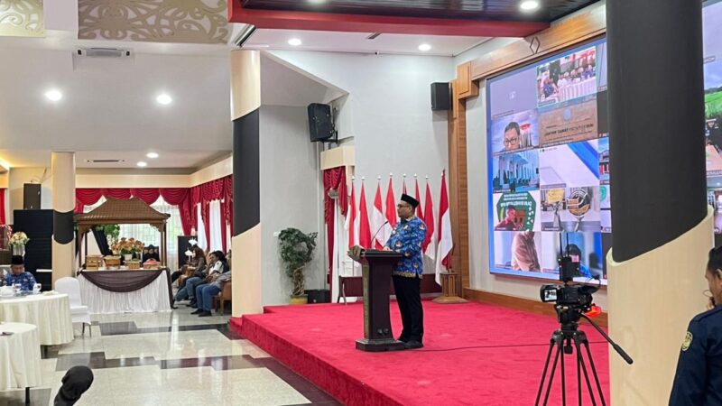 Peluncuran Aplikasi fortal pelayanan publik IDAMAN TERBAIK dan aplikasi pelayanan publik desa/kelurahan/kecamatan DISAPA IDAMAN V2 (Latif/Eksposisi)
