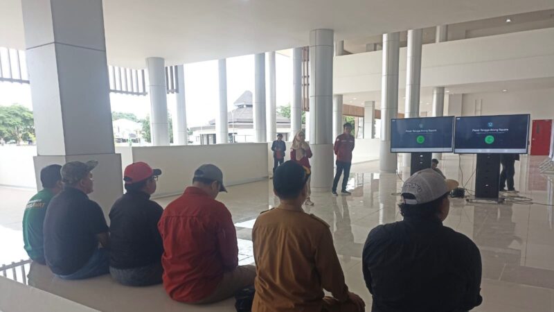 Sosialisasi Disperindag Kukar kepada perwakilan Forum Pedagang Pasar Tangga Arung (Istimewa)