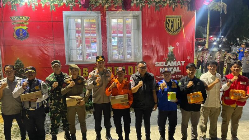 Patroli gabungan Forkopimda Kutai Kartanegara dalam rangka cipta kondisi pengamanan Natal dan Tahun Baru di Kabupaten Kutai Kartanegara (Latif/Eksposisi)