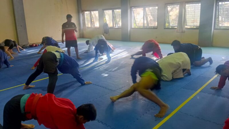 Suasana Latihan Cabor Sambo Kukar (Istimewa)