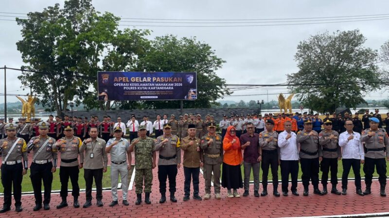 Apel Gelar Pasukan dalam rangka Operasi Keselamatan Mahakam Tahun (Latif/Eksposisi)