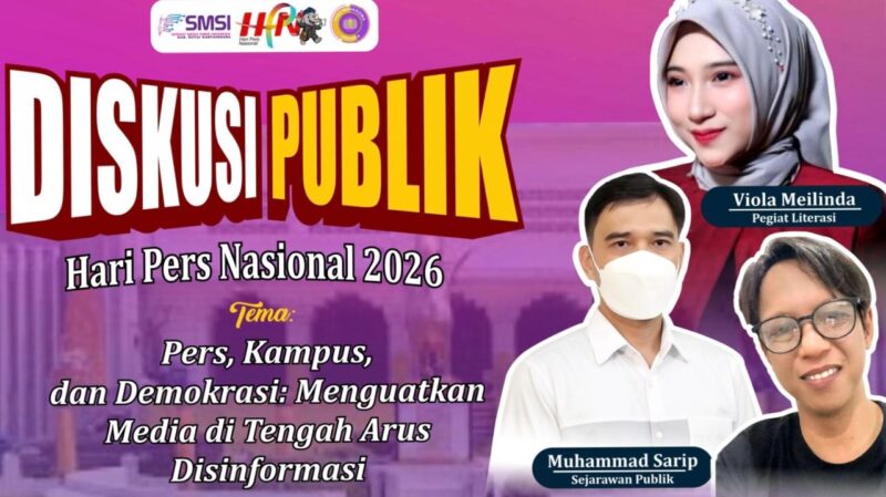 Diskusi Publik Peringatan Hari Pers Nasional yang diselenggarakan SMSI Kukar (Istimewa)
