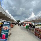 Suasana pasar Ramadan di Tangga Arung Square (Latif/Eksposisi)