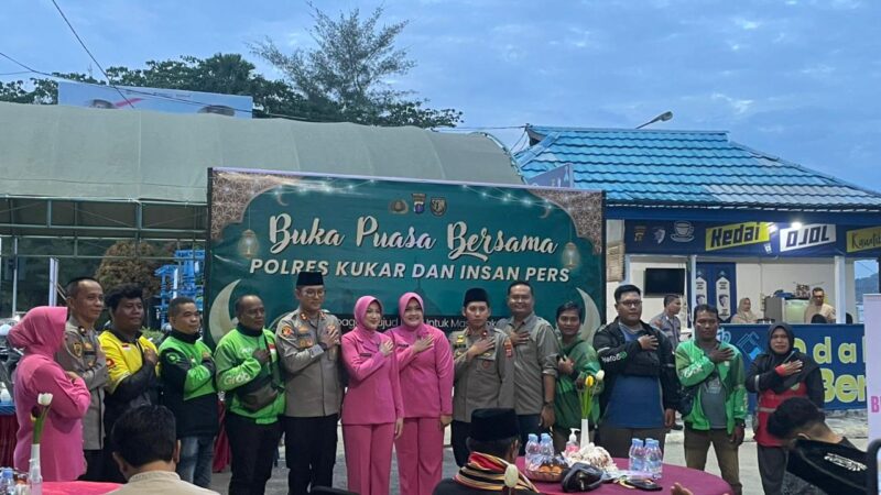 Kegiatan buka bersama yang diselenggarakan Polres Kukar (Latif/Eksposisi)