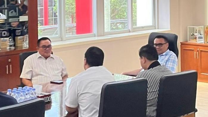 Pertemuan Forum Kontraktor bersama Bupati Kukar di Ruang Eksekutif Kantor Bupati Kukar (Latif/Eksposisi)