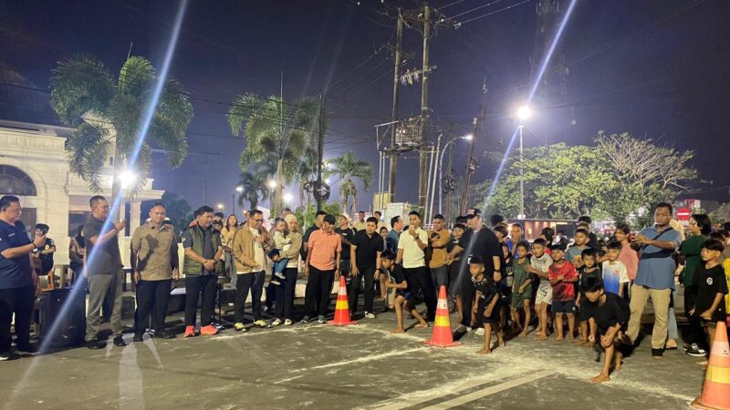 Penutupan Run Street di halaman Kedaton Kutai Kartanegara Ing Martadipura (Latif/Eksposisi)